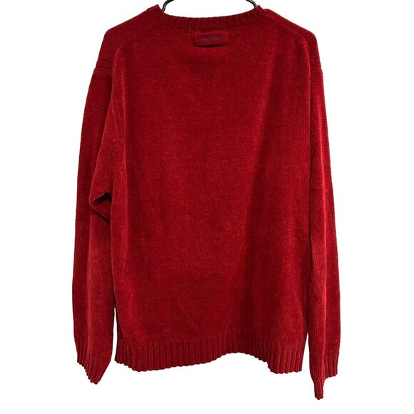 Nautica Red Crewneck Long Sleeve Sweater XL - Picture 2 of 10